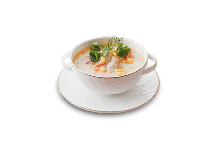 شوربة دجاج بالذرة